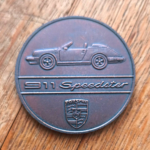 Porsche 911 speedster medaille - porsche,